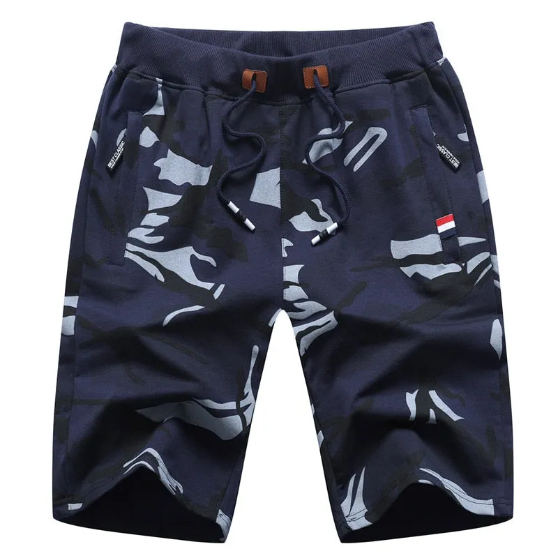 West Louis™ Casual Summer Cotton Camo Shorts