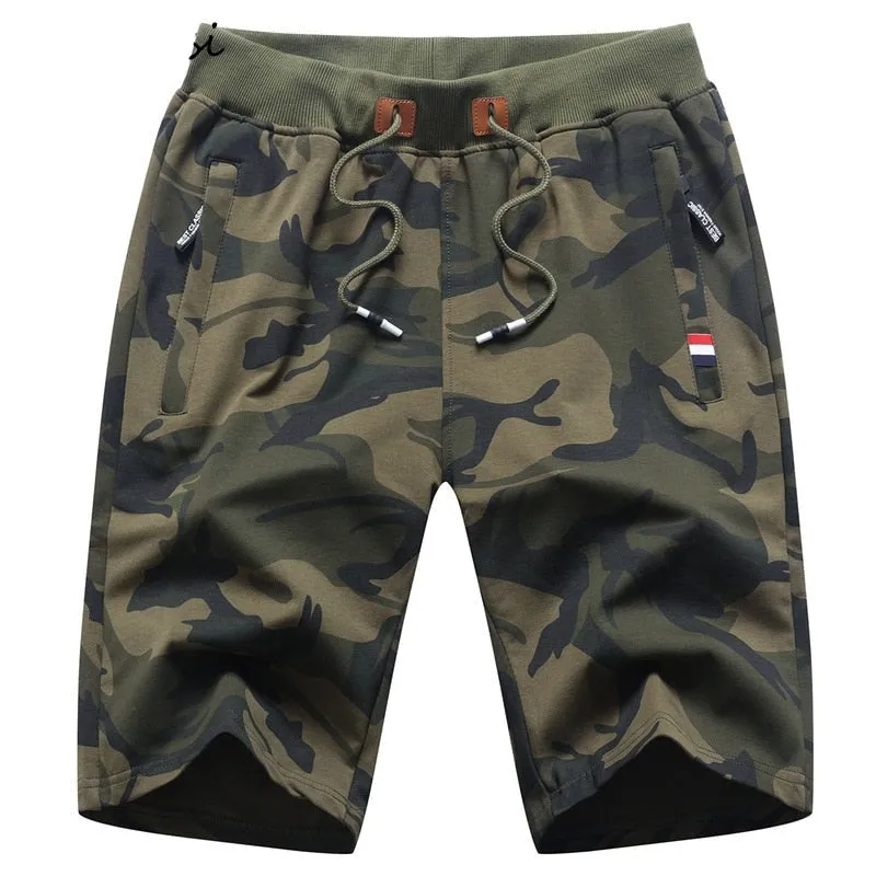 West Louis™ Casual Summer Cotton Camo Shorts