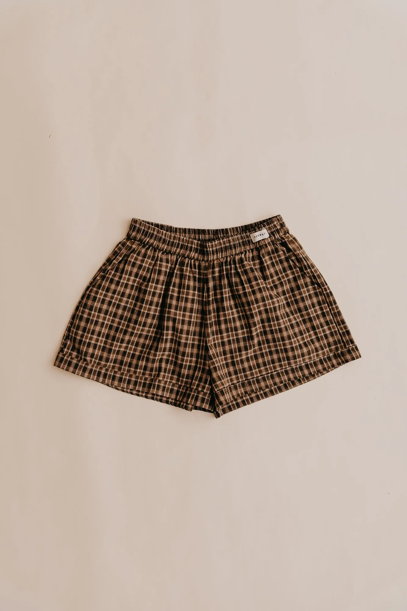 Willow - Green Checked Shorts