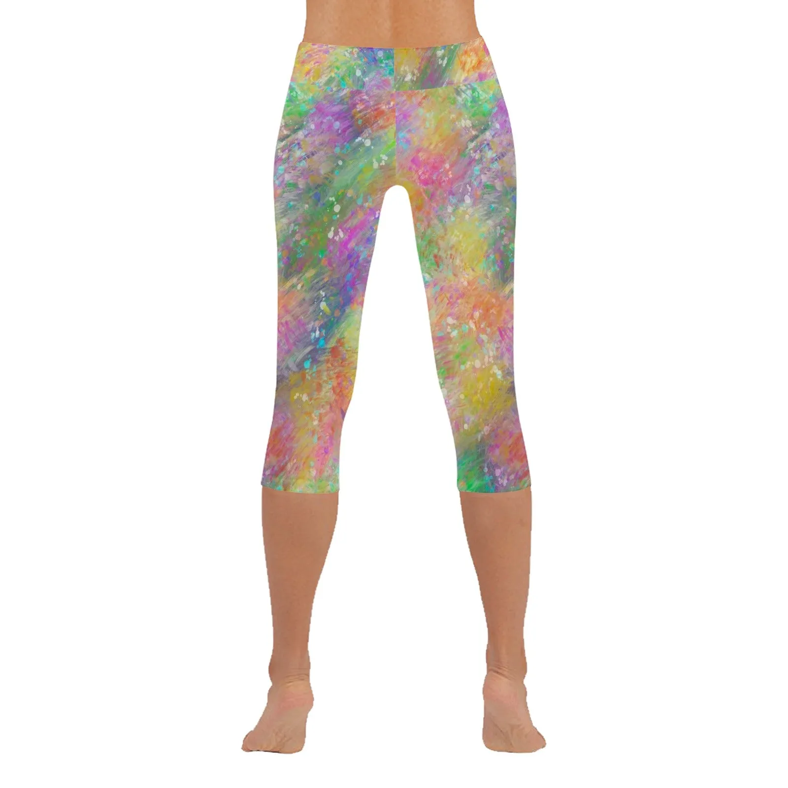 Windswept Spring Capri Leggings up to 5 XL