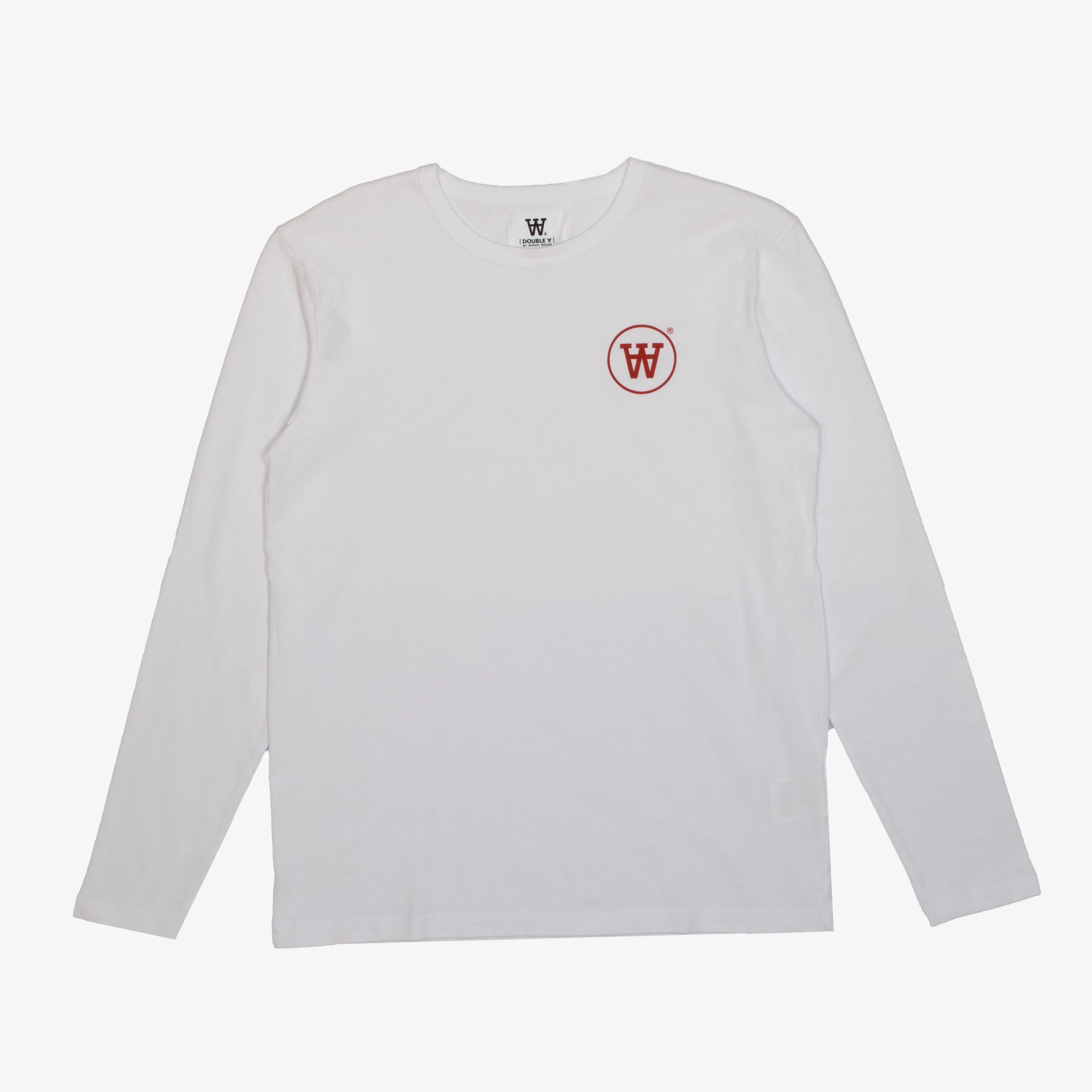 Wood Wood Mel Circle Longsleeve T-shirt White