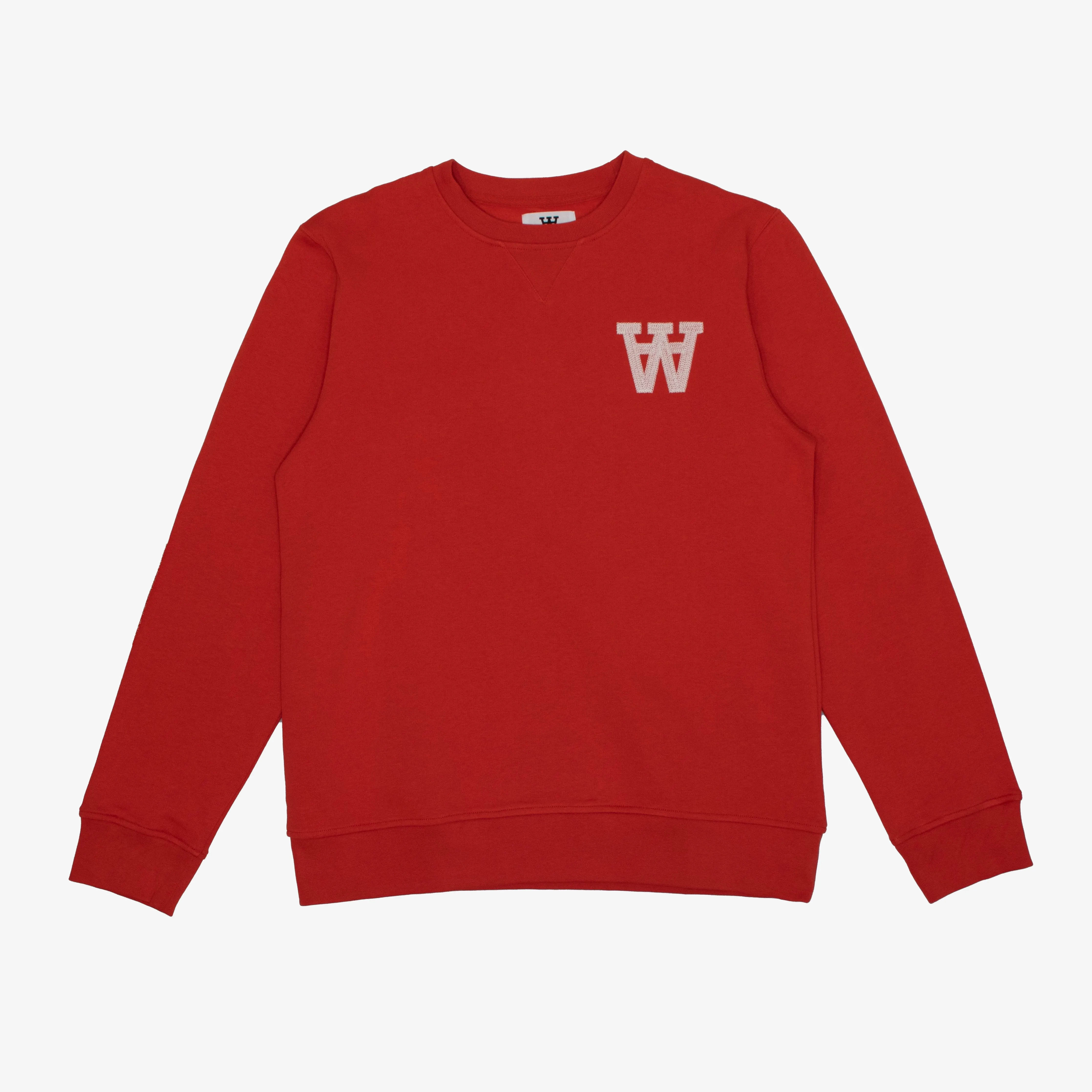 Wood Wood Tye AA Sweatshirt Chili Red