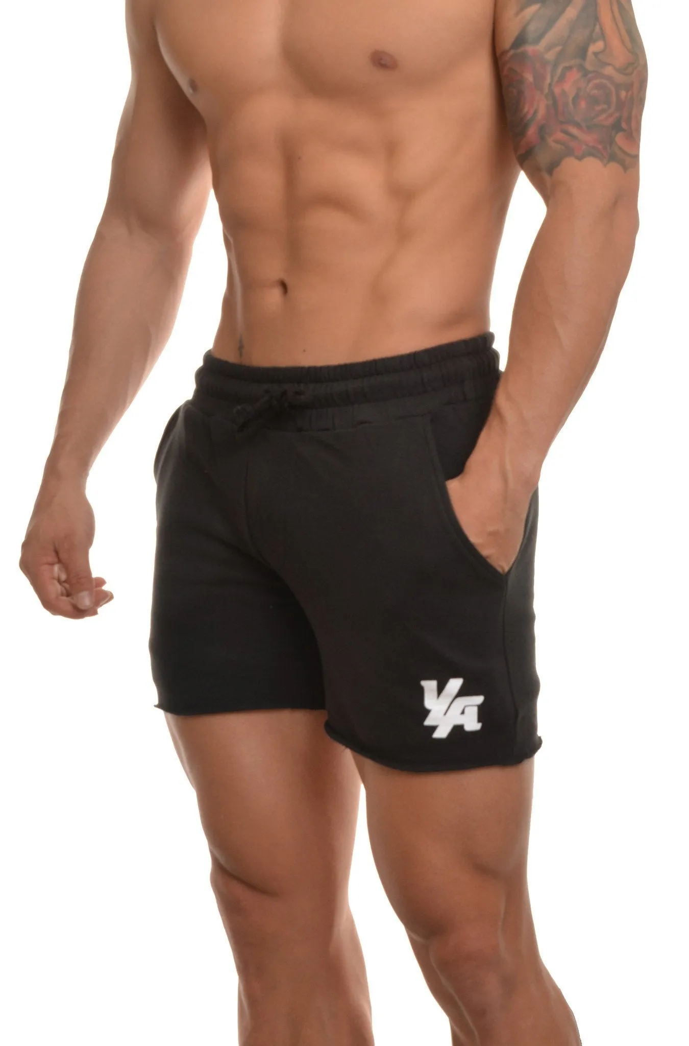 YoungLA Bodybuilding French Terry Shorts Solid Colors 102