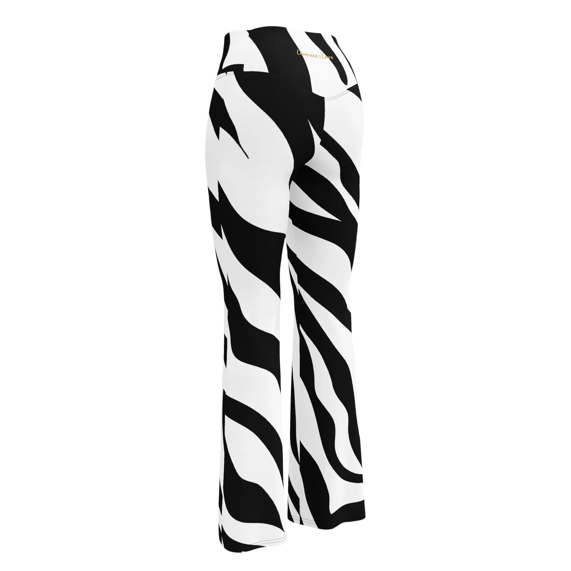 Zebra Print Flare Leggings, lioness-love